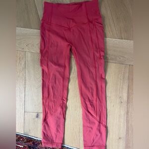 lululemon athletica Red Leggings